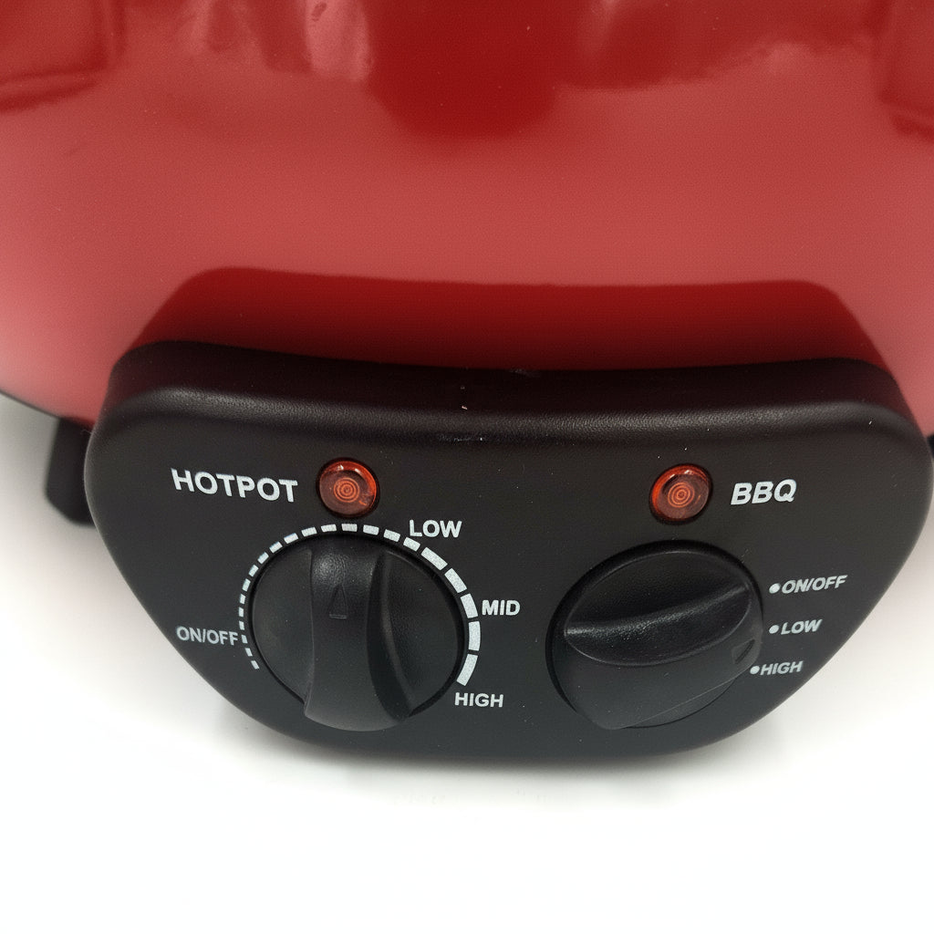 Electric Hot Pot & Korean BBQ Grill Set – 2‑in‑1 Indoor Tabletop Cooker