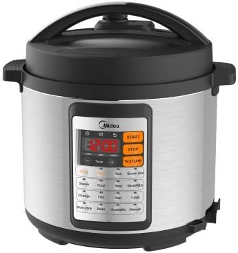 Midea® Multi-Function 14 Programmable Pressure Cooker, 6 Quart, Stainless Steel, MY-CS6019W
