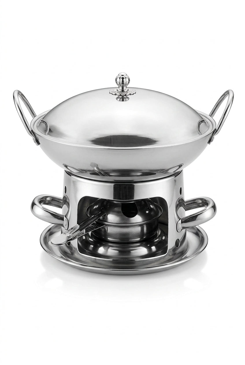 Chinese Dry Pot - Table Top Wok / Fondue Sèche Gan Guo Wok a table / 中式干锅 (干锅) Serving Set
