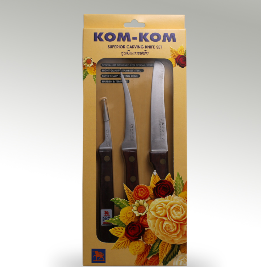 Kiwi Brand KOM KOM Fruit & Vegetable Carving Set