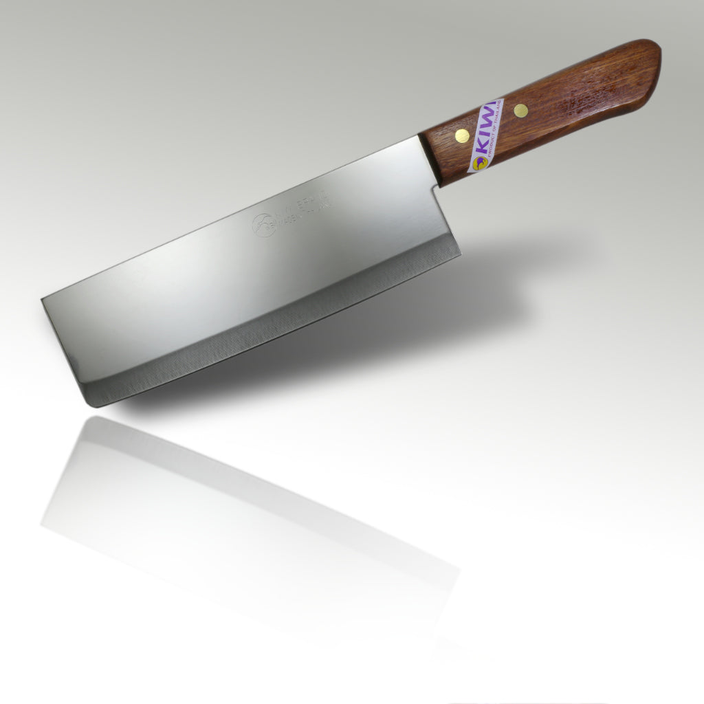 Kiwi 8" Chef’s Cleaver Knife with Wooden Handle #22