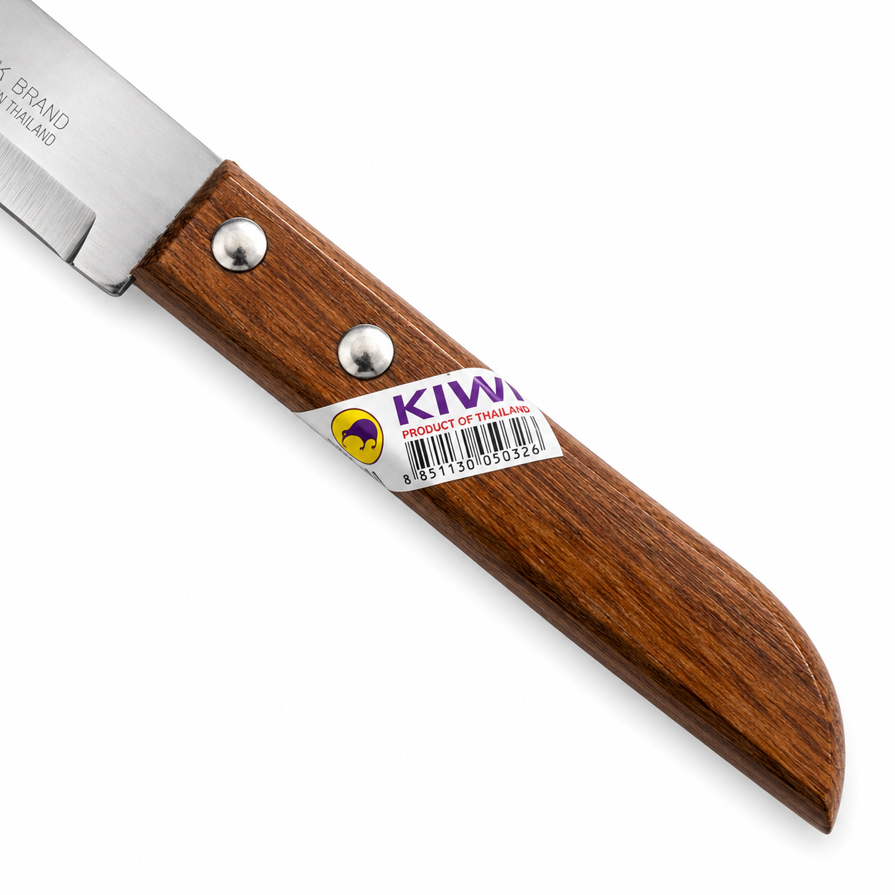 Kiwi Knives 5" #502 Paring Utility Steak Knife with Wooden Handle