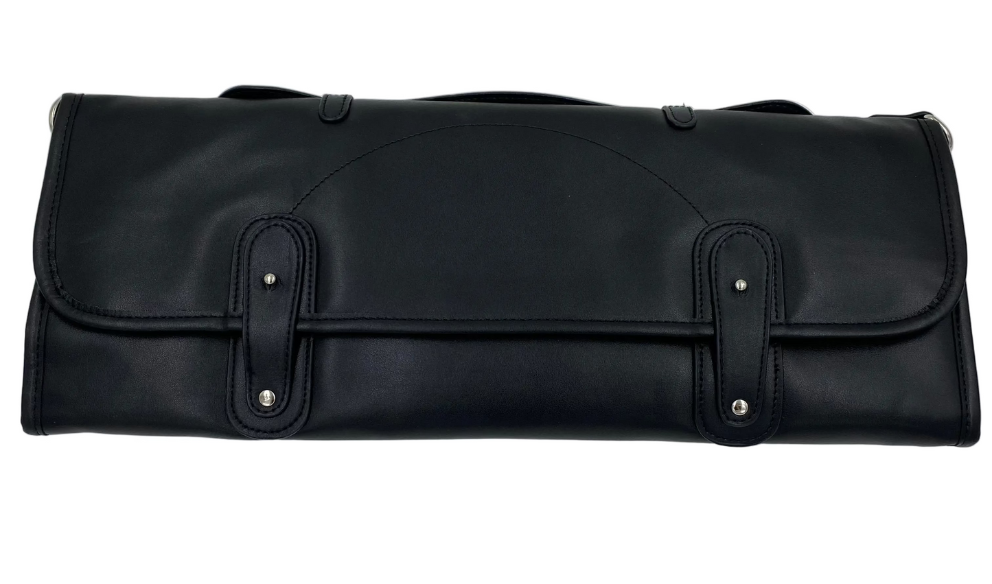 Professional Knife Roll Bag – Leather Chef Knife Case, Holds Up to 10 Knives