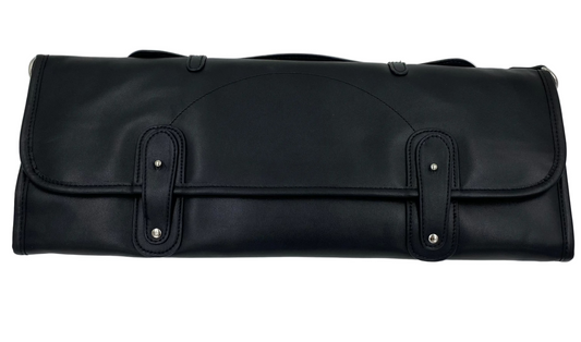 Professional Knife Roll Bag – Leather Chef Knife Case, Holds Up to 10 Knives