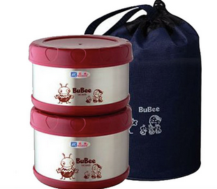 Bubee Thermos -KK-1000B Stainless Steel Lid - Red -Made in Taiwan