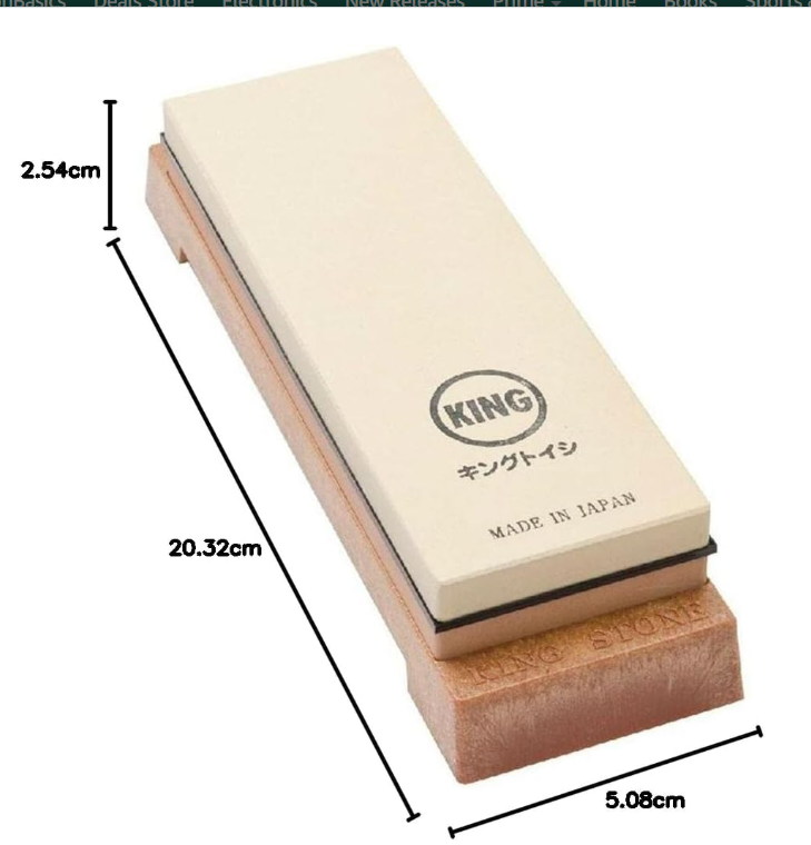 KING BRAND- KW-65 #1000/6000  COMBINATION SHARPENING  WHET STONE