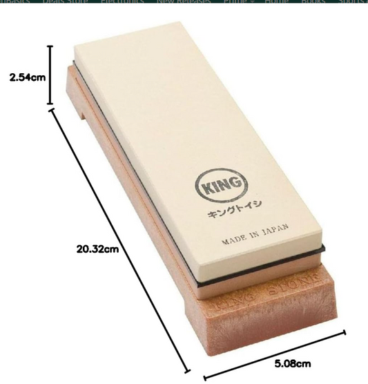 KING BRAND- KW-65 #1000/6000  COMBINATION SHARPENING  WHET STONE