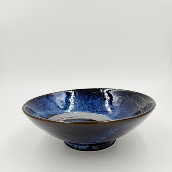 Celestial Ramen Bowl (Porcelain)– Japanese Elegance with a Cosmic Twist (22cm dia x 7.5cm h)