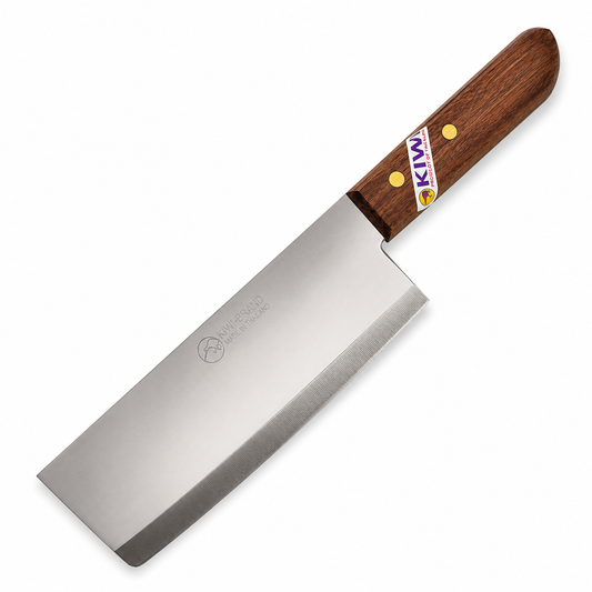 Kiwi Knives 8" #22 Chef’s Cleaver Knife with Wooden Handle