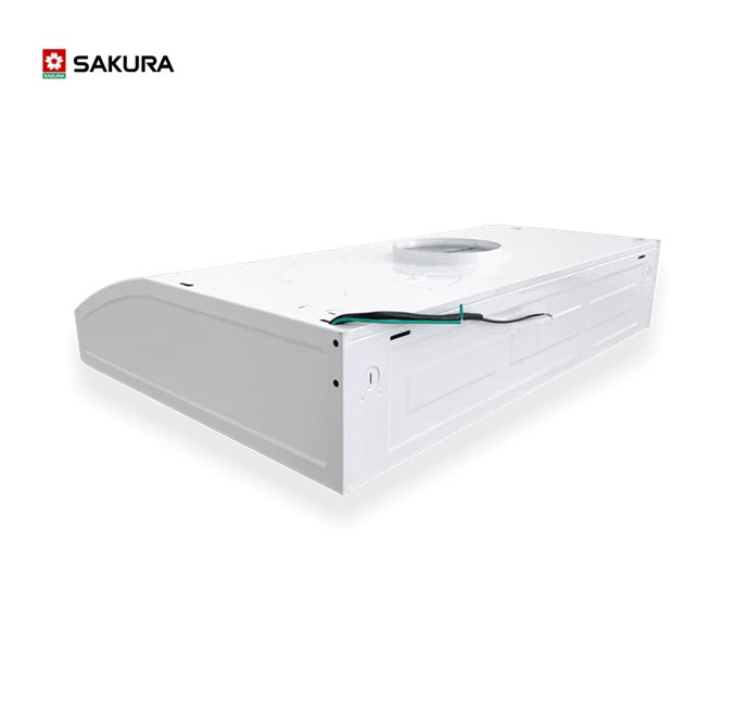 Sakura R-72711 White Range Hood – 3-Speed Powerful Ventilation, 30-Inch