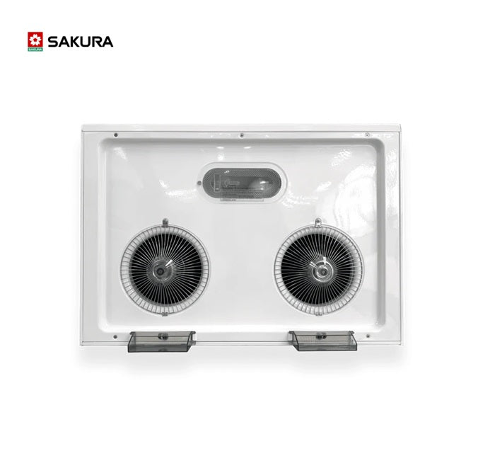 Sakura R-72711 White Range Hood – 3-Speed Powerful Ventilation, 30-Inch